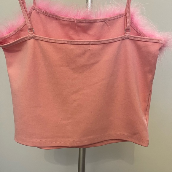 Barbie Pink Feather Tank Top - Picture 9 of 9